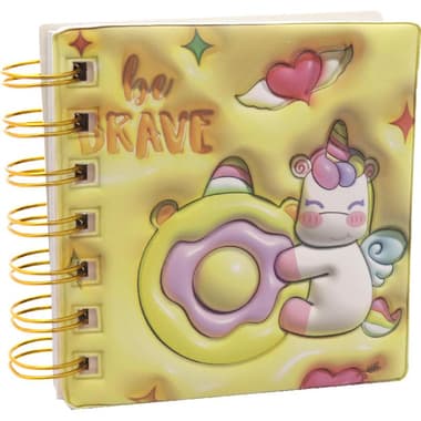 Roco Notebook
Unicorn, 9.5 X 10 cm, 96 Sheets, Single Ruled (Colored Pages), Yellow