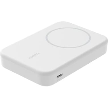 Belkin BoostCharge Pro Magnetic Power Bank with Qi2 15W 8000 mAh
PD Fast Charging, 8000 mAh, Single USB-C (I/O Charging), White