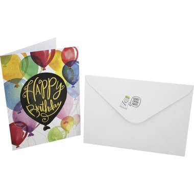 Designer Greetings Card & Envelope
"Happy Birthday to You", Assorted Color