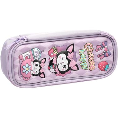 Soft Pencil Case
"Choose Happy" Bunny Printed Design, Compct, Durable and Lightweight, Purple