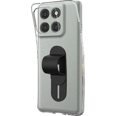Just in Case Soft TPU Back Cover Mobile Case with Strap
for Motorola edge 60 Pro, Clear