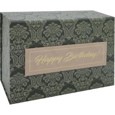Gift Box
Foldable Box with Magnet Closure, Medium, Green