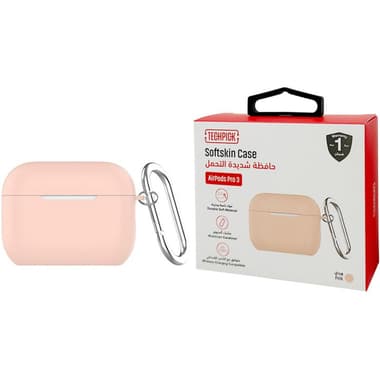 Techpick Softskin Earbuds Case
for Apple AirPods Pro 3, Pink