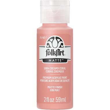 Plaid Acrylic Paint
Creamy Coral, 2.00 oz ( 56.83 ml )