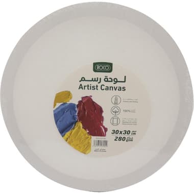 Roco Stretched Canvas
Round, Rough Finish, 30 X 30 cm
