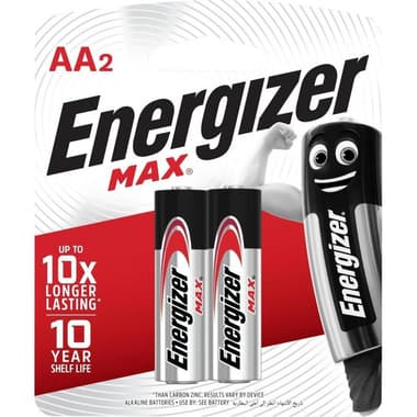 Energizer Max AA Multipurpose Battery
1.5 Volts,