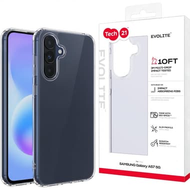 Tech21 EvoLite Back Cover Mobile Case
for Samsung Galaxy A57 5G, Clear