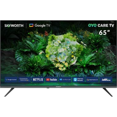 Skyworth 65" Smart TV
4K LED, 60 Hz, Black, 65G6500G