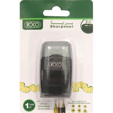 Roco Pocket Sharpener
2 Holes, Black
