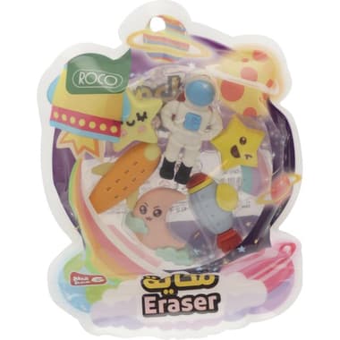 Roco Rubber Eraser
Space in Blister Pack, Assorted Color