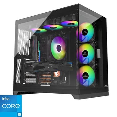 انفني ارك كيوب برو معالج مخصص للالعاب
معالج انتل كور i5 -14400F ( الجيل 14), 32 جيجابايت رام, جيجابايت 8 سعة) 3050 بطاقة الرسومات نيفيديا جي فورس آر تي اكس), 1 تيرابايت اس اس دي