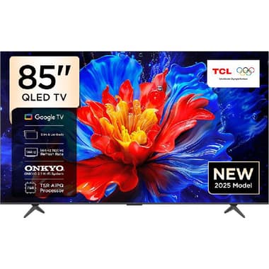 تي سي ال 85 بوصة تلفزيون ذكي
دقة 4 كيه كيو ليد, 120 Hz, اسود, 85P8K