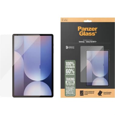 PanzerGlass Ultra-Wide Fit Tablet Screen Protector
for Samsung Galaxy Tab S10 FE+, Super+ Glass, Standard Fit