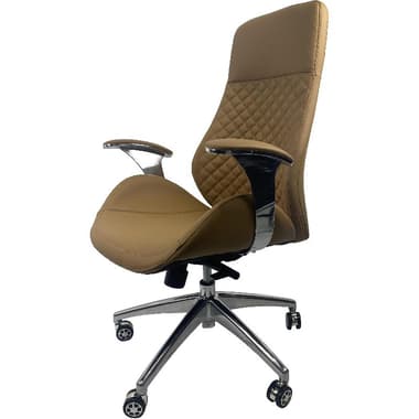 Executive Chair
with Wheels, Beige