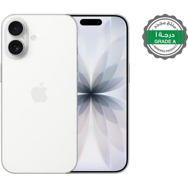 منتج مجدد درجة أ ابل آيفون 17
512 جيجابايت, ابيض, الجيل الخامس