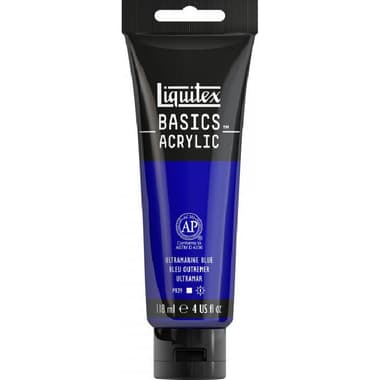 Liquitex Basics Acrylic Paint
Ultramarine Blue, 4.00 oz ( 113.65 ml )