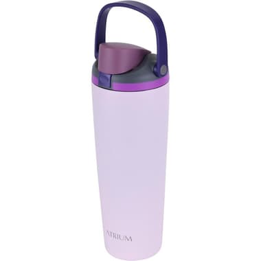 Atrium Tumbler
Stainless Steel Water Bottle with Straw and Push-Button Lid with Handle, Cold, 900.00 ml ( 1.58 pt ), Off White/Lilac
