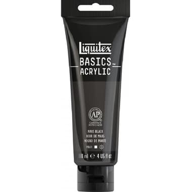 Liquitex Basics Acrylic Paint
Mars Black, 4.00 oz ( 113.65 ml )