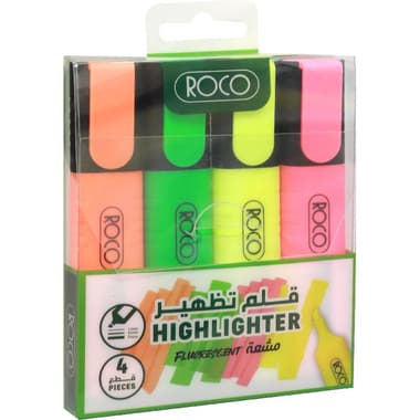 Roco 120 Highlighter
1.2 - 5 mm Chisel Tip, Assorted Color