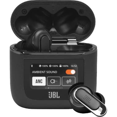 JBL Tour Pro 2 Earbuds
Adaptive Noise Cancelling, Bluetooth, USB (Charging), Built-in Microphone, Black