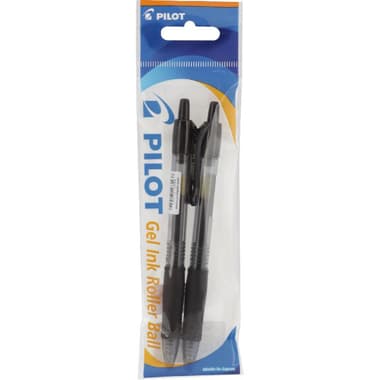 Pilot G-2 V-System Gel Ink Pen
Black Ink Color, 0.7 mm, Ballpoint, 2 Pieces