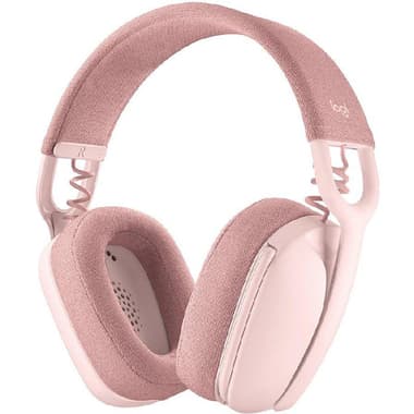 Logitech ZONE VIBE 100 On-Ear Headphones
Active Noise Cancelling, Bluetooth, USB (Charging), Built-in Microphone, Pink