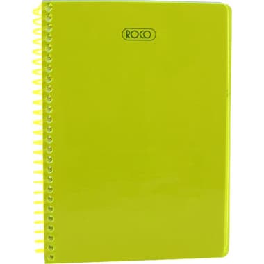 Roco Neon Notebook
A5, 80 Sheets, Single Ruled (Arabic), Yellow
