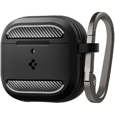 Spigen Rugged Armor Earbuds Case
for Apple AirPods 4, Matte Black