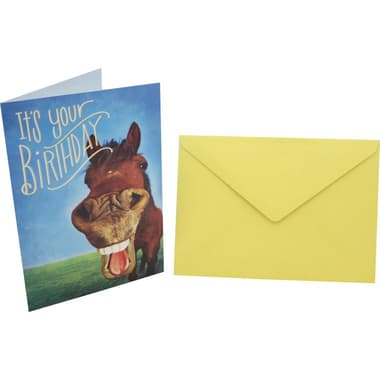 Designer Greetings Card & Envelope
"It's Your Birthday", Assorted Color