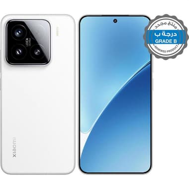 منتج مجدد درجة ب شاومي 15
512 جيجابايت, ابيض, 5G