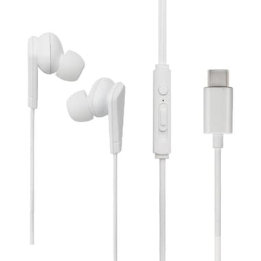 Techpick Earphones
Wired, USB-C, Built-in Microphone, White