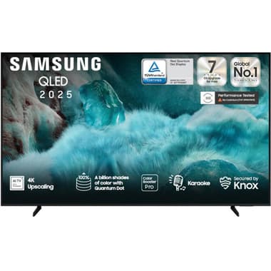 سامسونج 75 بوصة تلفزيون ذكي
دقة 4 كيه كيو ليد, 60 Hz, اسود, كيو 7 اف