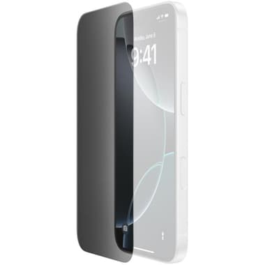 Belkin ScreenForce InvisiGlass Treated Smartphone Screen Protector
for iPhone 17 Pro Max, 2-way Privacy (30 Degrees)