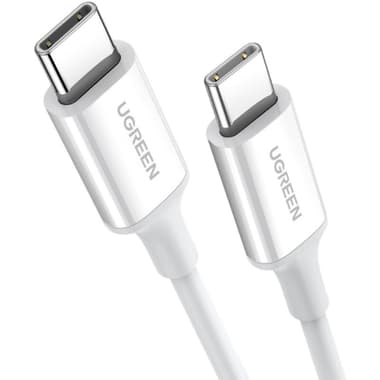 يوغرين US264 USB-C to USB C سلك شحن ونقل بيانات
1 متر, 3.28 قدم, ابيض