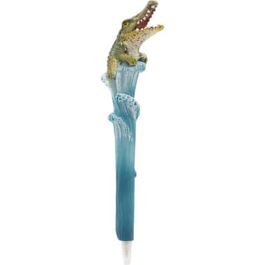 Wild Writers Polystone Crocodile Rollerball Pen
Blue Ink Color, Medium, Ballpoint