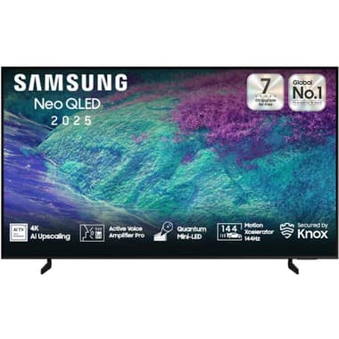 Samsung 85" Smart TV
4K Neo QLED, 100 Hz, Black, QA85QN1EFAUXS