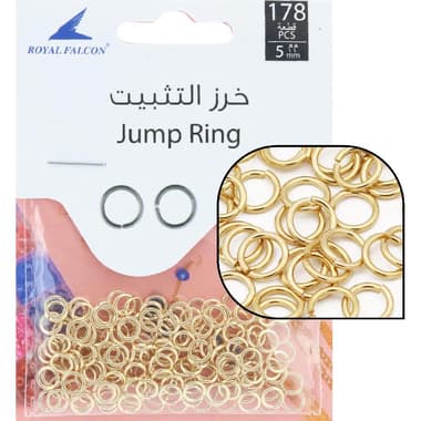Royal Falcon Jump Ring
.8 X 5 mm Round, KC Gold, .03 kg ( .07 lb )
