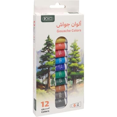 Roco Paint Set Gouache Color
Assorted Color, 12 Colors