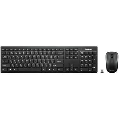 Lenovo 100 Desktop (Keyboard and Mouse)
Wireless (2.4 GHz RF), for Laptop/Desktop Computer/Gaming Desktop Computer/CPU Windows OS, Black