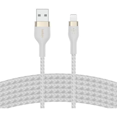 Belkin BoostCharge Pro Flex USB-A to Ligthning Standard Cable
3.00 m ( 9.84 ft ), White