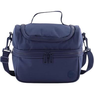 Atrium Big Zipper Lunch Bag
Solid, Navy Blue
