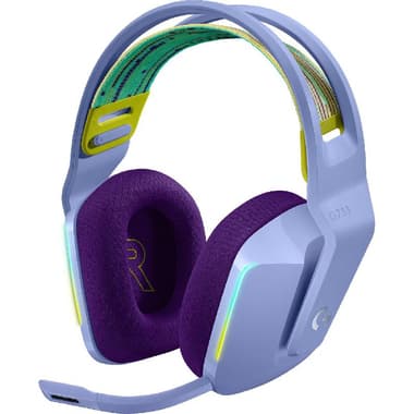 Logitech G733 LIGHTSPEED Gaming Headset
Wireless, USB, Detachable Microphone, Purple