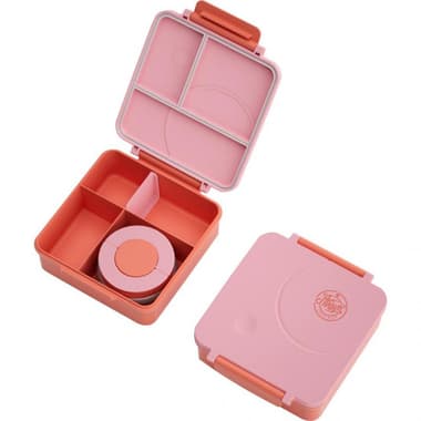 Atrium Lunch Kit
Bento-Style Compartment with Stainless Steel Food Jar, Peach