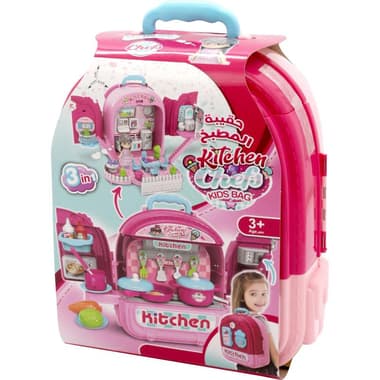 Royal Falcon 3-in-1 Kitchen Set Backpack Kid's Pretend Play
Pink, 3 Years and Above