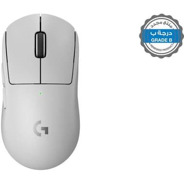 Renewed Grade B Logitech G Pro X Gaming Mouse
Wireless (2.4 GHz RF), Optical, White
