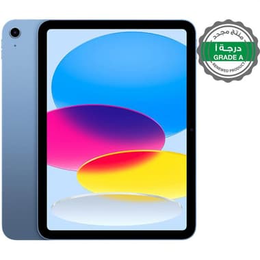 Renewed Grade A Apple iPad A16 2025
Tablet - Wi-Fi, 11", 256 GB, 5-core CPU, Blue