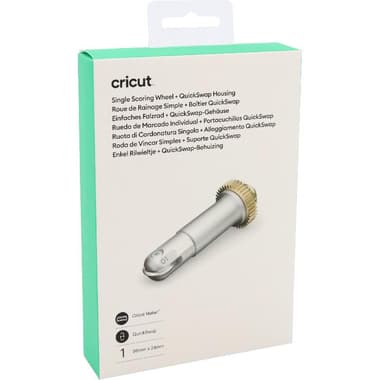 Cricut Scoring Wheel + QuickSwap Housing
Perfect, Effortless Folds, for Cricut Maker, Silver, .07 kg ( .15 lb )