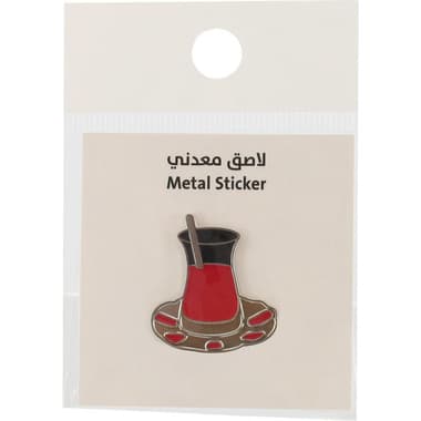 3D Stickers
Soda: Glass Cup with Saucer, Pink, 1 Piece