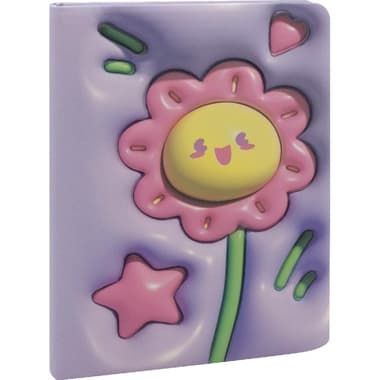Roco Notebook
Flower, 13 X 18.5 cm, 96 Sheets, Single Ruled (Colored Pages), Purple