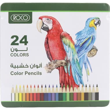 Roco Color Pencil Set
Assorted Color, 24 Colors